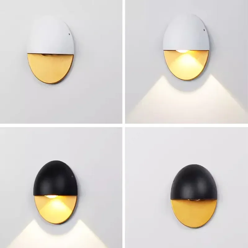for Modern Round LED Outdoor Wall Light Super Bright Waterproof Creative Simple Lamp for Bedroom Living Room Aisle Street