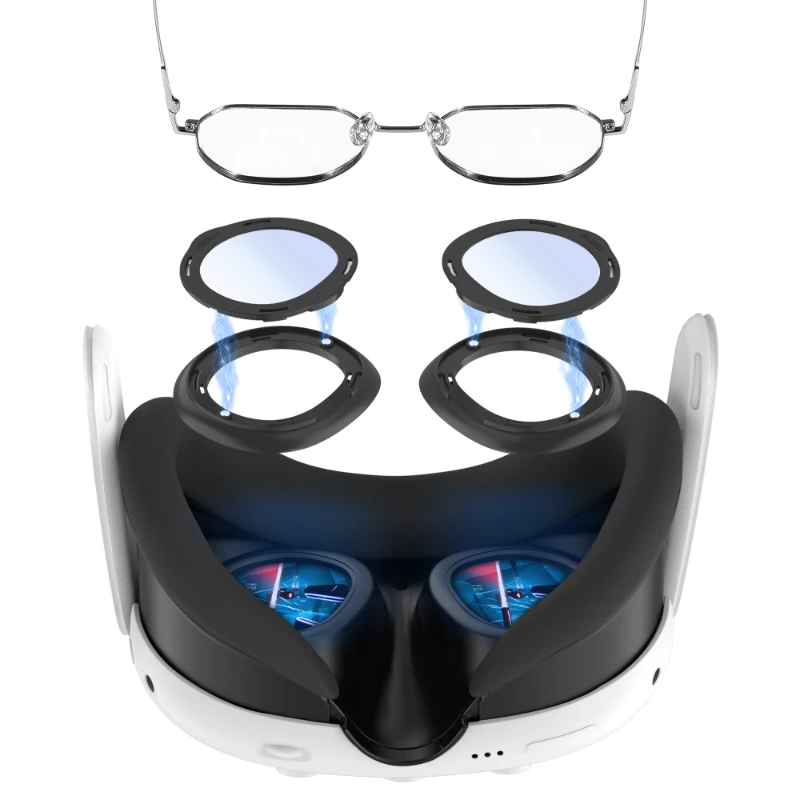 

Glasses scratch resistant ring and lens protective cover set accessories
