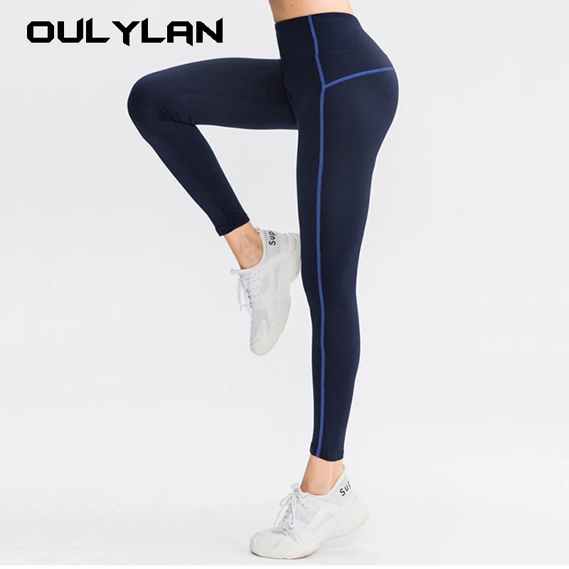 

2024 Women Fleece Skiing Running Tights High-quality Fitness Leggings Compression Yoga Pants Quick Dry Elastic Trousers