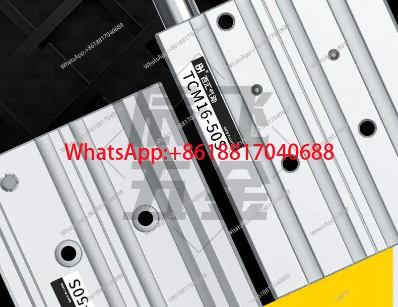 1PCS Small Pneumatic Thin Cylinder with Guide Rod Three Axis Three Rod MGJ/TCM6/10-5*10*15*20*25*30S