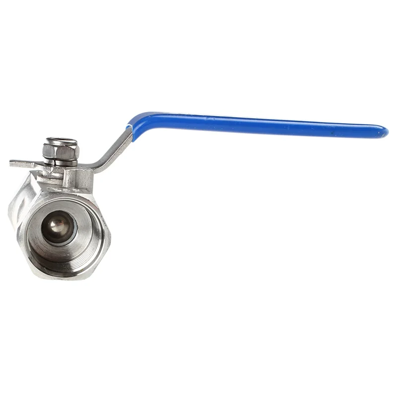 AB13-6Pcs 1/2 Inch Lever Female/Female Ball Valves Long Handle 316 Stainless Steel WOG1000