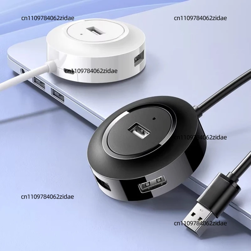 For  USB Plug Multi-outlet To Dual-output Hub Desktop Converter External USB Drive One-to-four Splitter Adapter