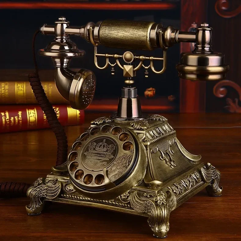 Vintage Resin Telephone Money Box Retro Piggy Bank Unique Home Decoration with Old Phone Model Design Retro Money Bank view 4