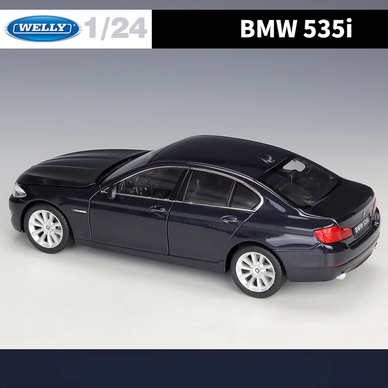 Welly 1:24 BMW 5 Series 535i Alloy Car Model Diecasts & Toy Metal Vehicles Car Model High Simulation Collection Childrens Gifts