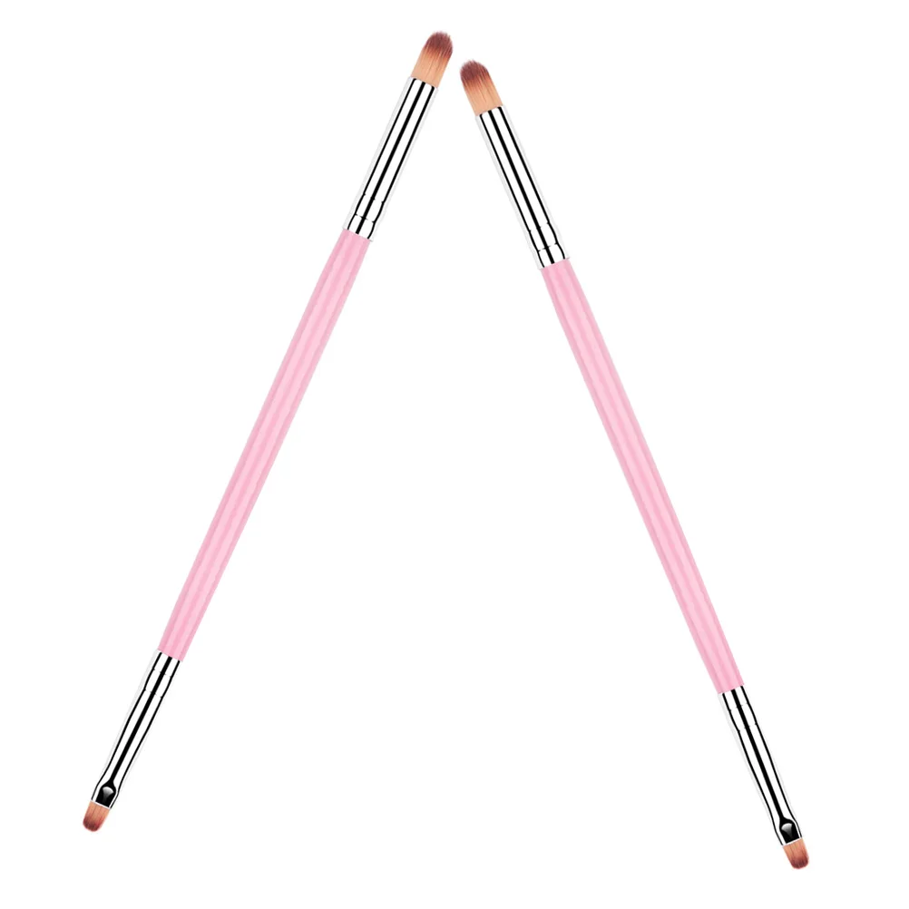 

2Pcs Fine Workmanship Nail Art Brush Double-Headed Gradient Nail Tool for Home Use and Salon Professionals