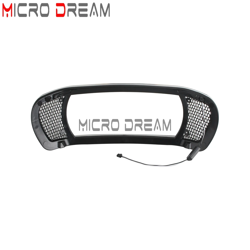 Motor Front Headlight Bezel Cover Trim Guard Protector W/DRL LED Lamp For Harley Road Glide Ultra FLTRU FLTRX Special FLTRXS