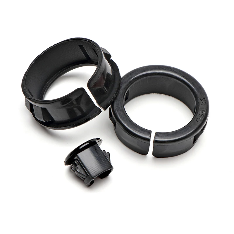 Plastic Protective Coil Buckle Type Plastic Hole Plug Cover Through-hole Wire Sheath Over Nylon Threading Sleeve With Card Slot