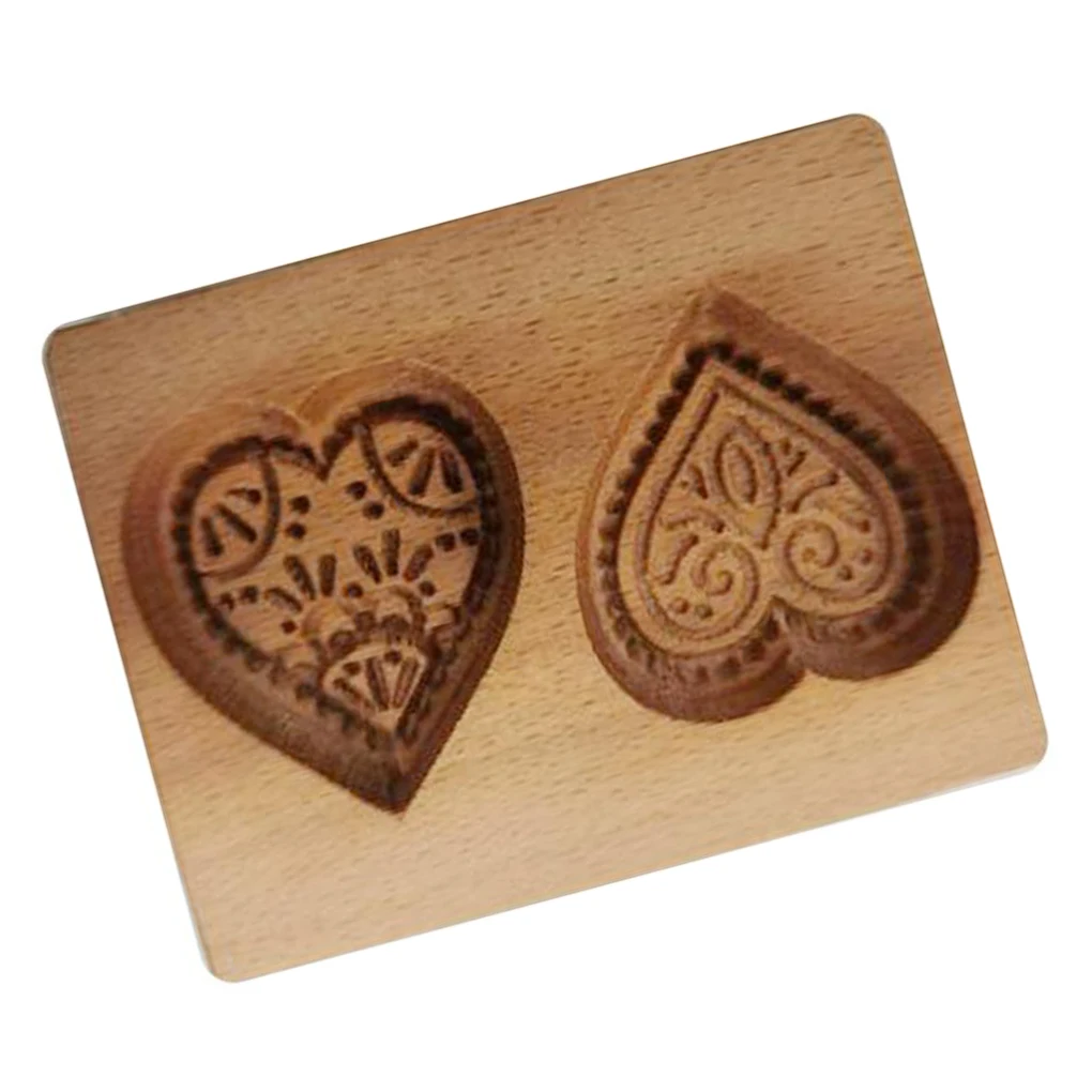 

Cookie Mold Exquisite Craftsmanship Manual Capacity DIY Prop Dining Wood Mould for Beginners Professional Baking Supplies