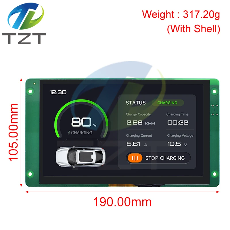 Imagem -02 - Tela Sensível ao Toque Capacitiva Lcd Interface Rgb Módulo Esp32-s3 Built-in 16mb Spi Flash 8mb Psram 800x480 7.0