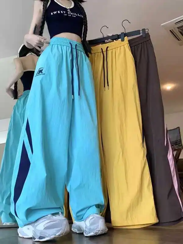 

Quick Dry Straight Leg Casual Sports Pants Men's Summer Workwear Trousers Youth Fashion Active Style Comfortable Breathable