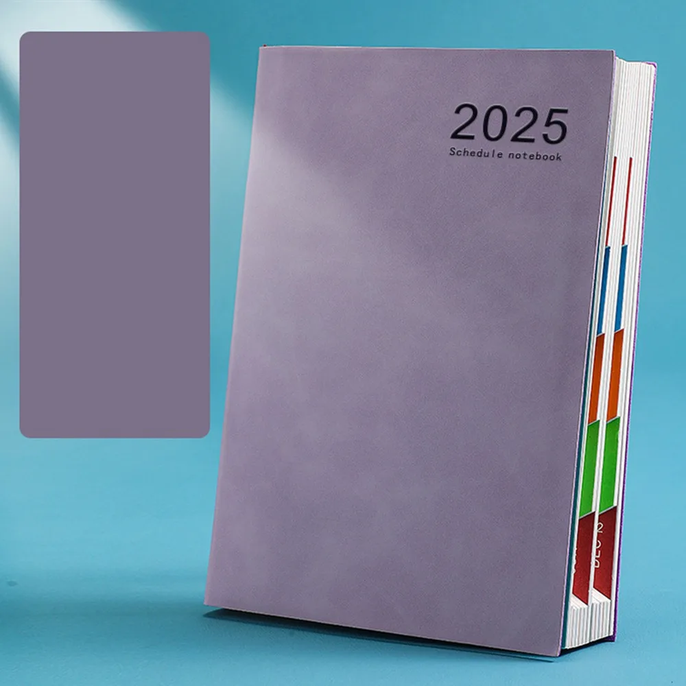 Thicken 2025 A5 Agenda Notebook To Do List PU 2025 Planner Notebook Journal Daily Schedule Planner Notepad School Office