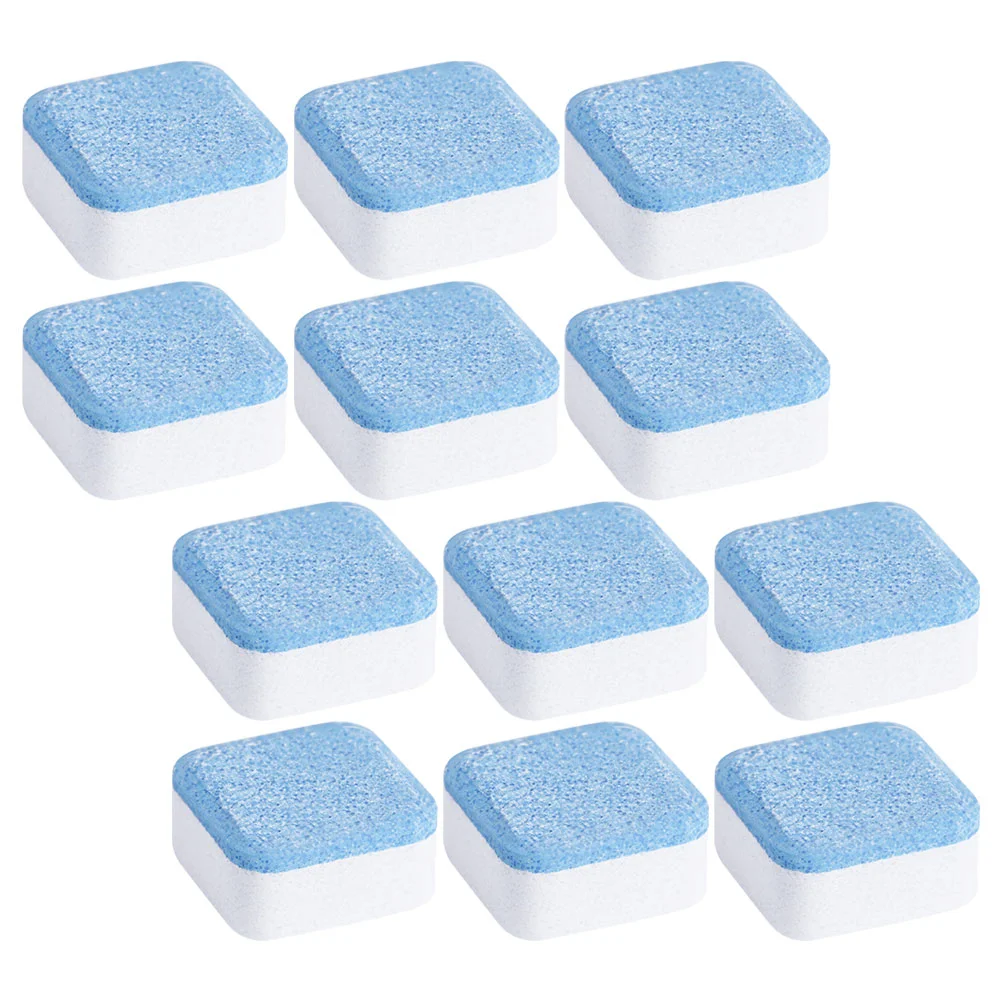 

12Pcs Washer Machine Tablets for Washing Machine Cleaner Clothes Sodium Carbonate Household Sink Cleaner Tools Supplies