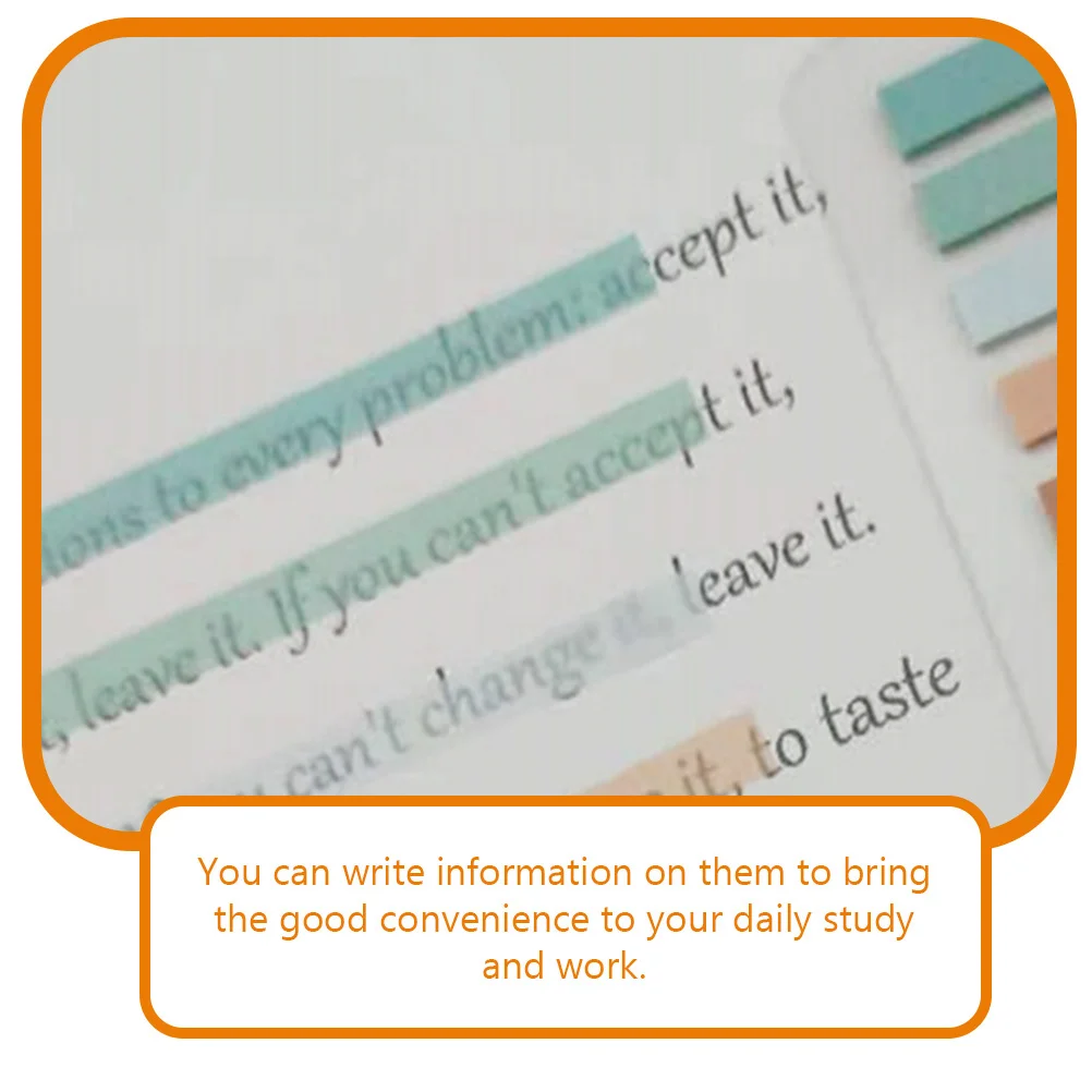 

Self Adhesive Book Tabs Professional Reading Markers Compact Design Color Annotation Notes for Study Office Organization