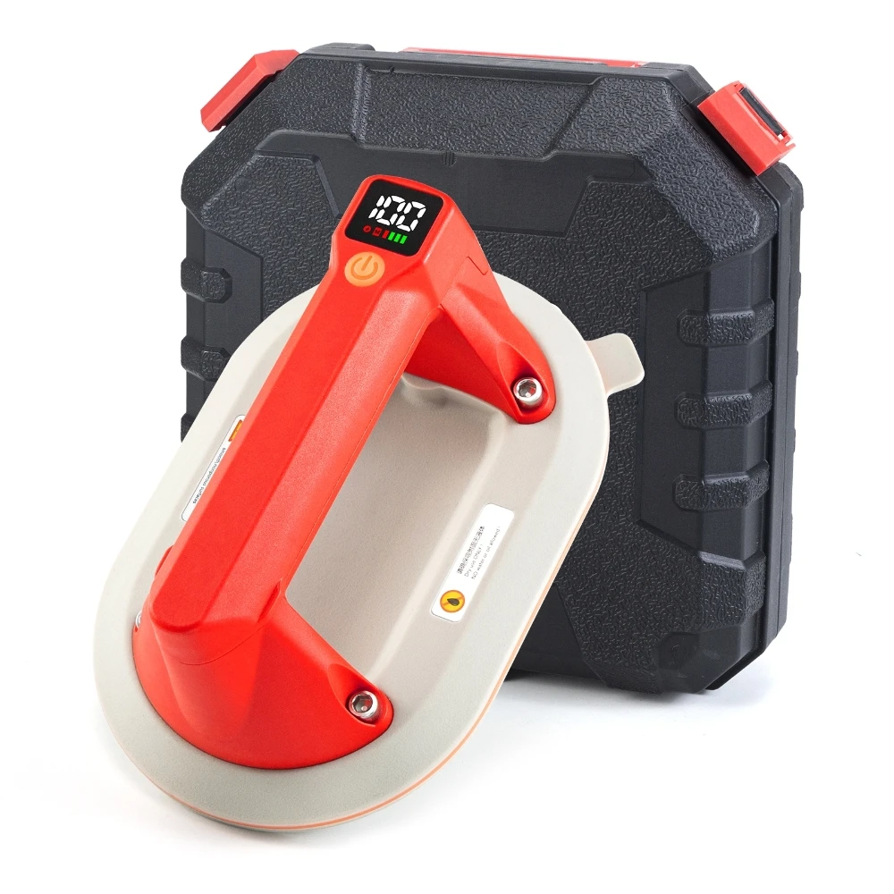 

Электрическая присоска, сверхмощный вакуумный подъемник, 160 кг, несущая способность, мощный всасывающий стеклянный портативный подъемный и движущийся инструмент