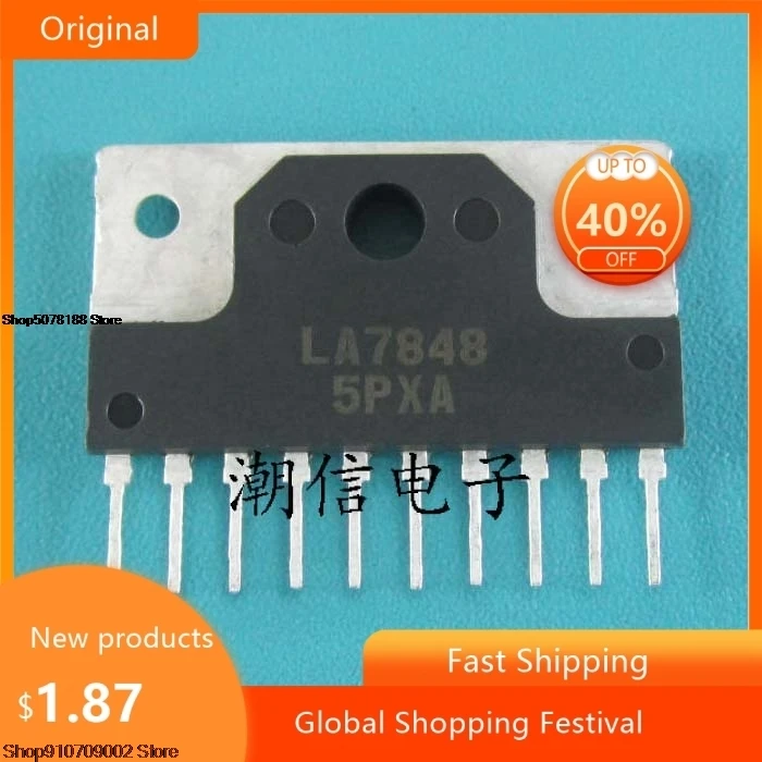 Chips de circuito integrado originais do amplificador de potência LA7848 LA7847