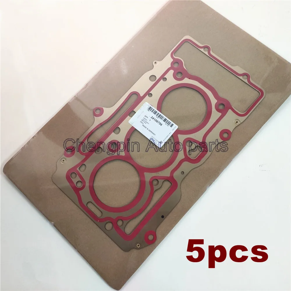 

5X Engine Cylinder Head Gasket 24106756 Auto Parts Car Accessories Steel Gasket Automoti For Buick EXCELLE GX GL6 1.3T LI6