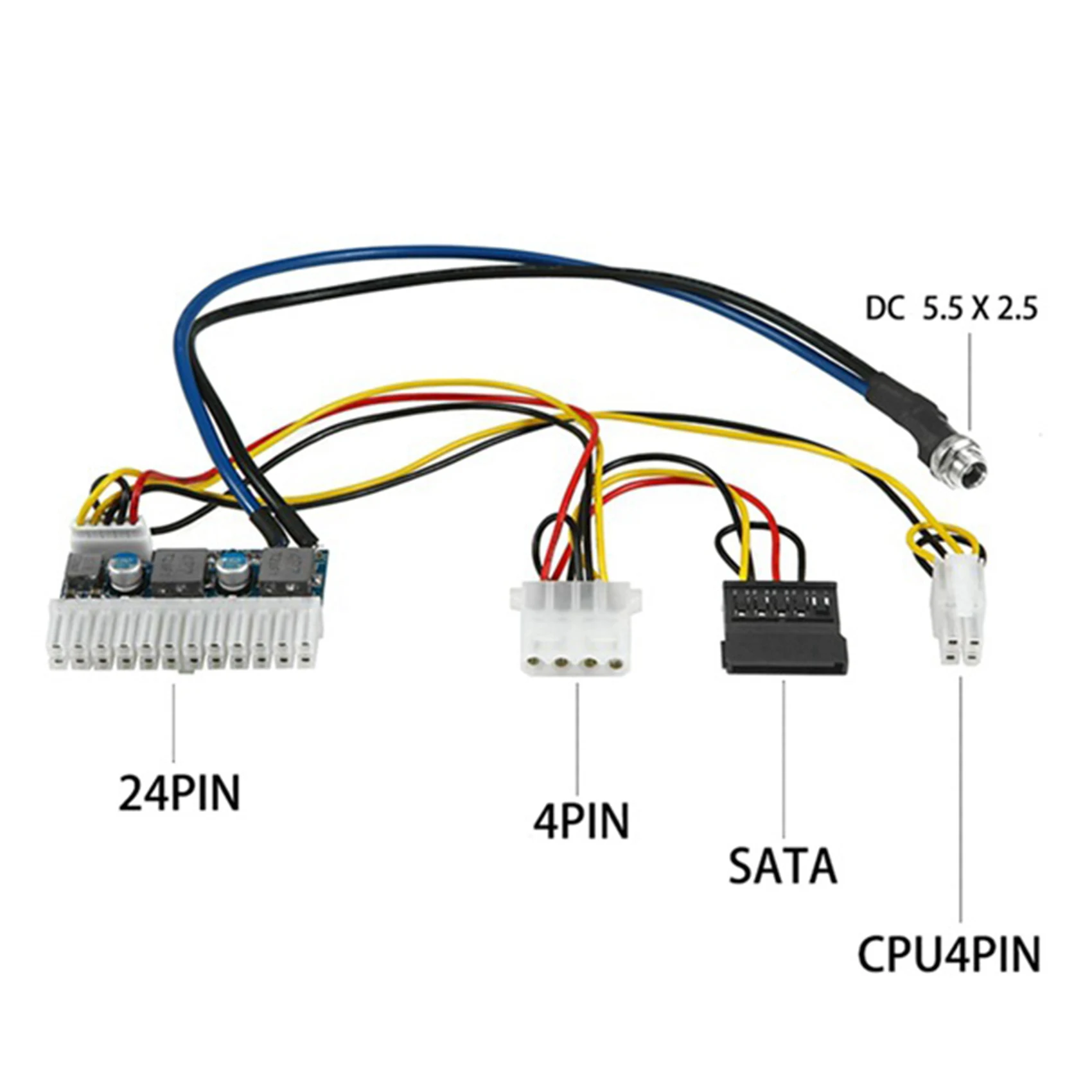 حافظة M03 HTPC ITX + لوحة إمداد الطاقة 84 وات 12 فولت هيكل HTPC USB2.0 ITX الضميمة التحكم الصناعي