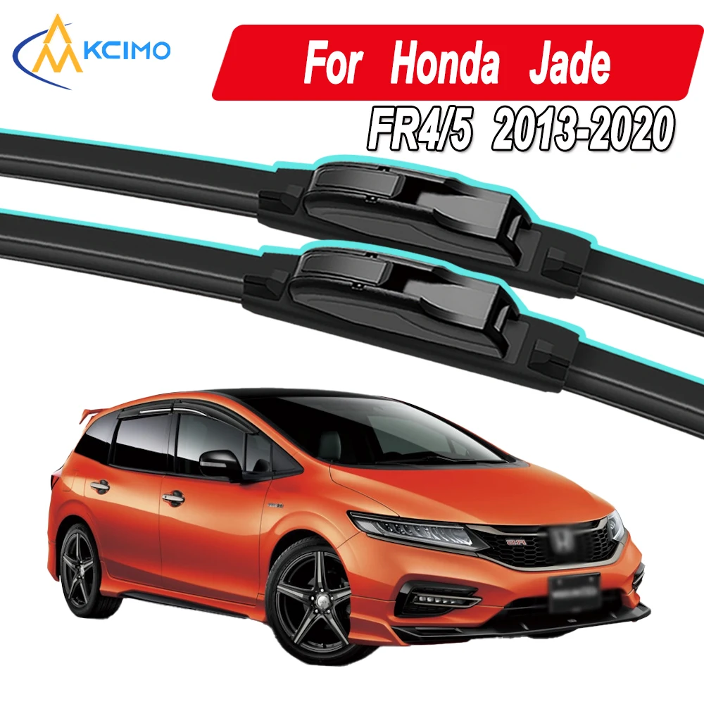 

Silicone Car Wiper Blades for Honda Jade FR4/5 2013-2020 - All Weather Silent Wiper Blades, Quick Release Clip