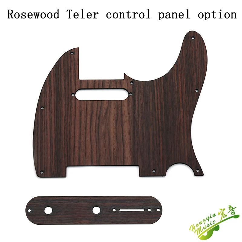 Tele electric guitar panel guard rosewood 8-hole pickup electric guitar guard veneer front cover accessories