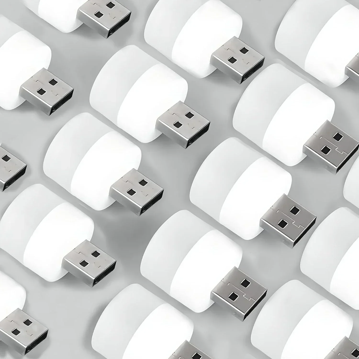 Mini veilleuse USB, blanc chaud, protection des yeux, lampes de lecture pour ordinateur, charge mobile, lampe de nuit