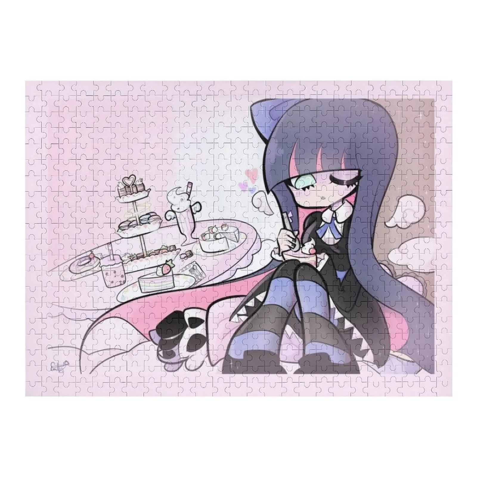 

Stocking's dessert heaven Jigsaw Puzzle Name Wooden Toy Adult Wooden With Personalized Photo Iq Puzzle