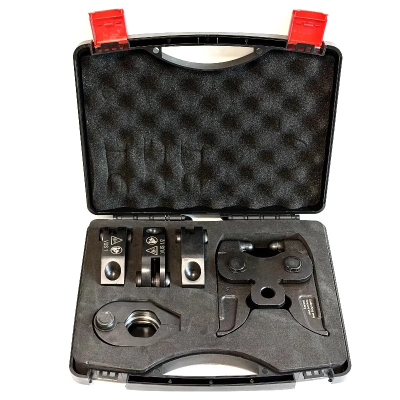 Standard electro-hydraulic crimping tool, rotatable steel tube crimping clamp head, electro-hydraulic tool
