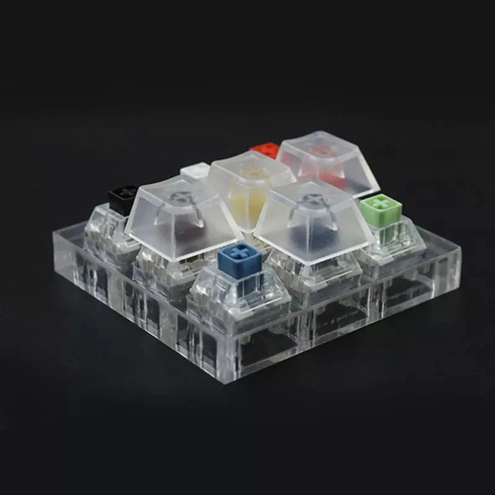 10 PCS Transparent Matte Keycaps Mechanical keyboard Keycaps Office Computer Peripherals