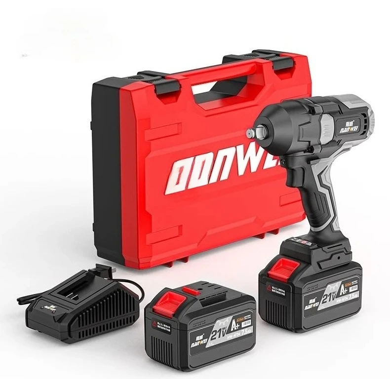

Cordless Impact Wrench 600N/m High Torque Electric Wrench With Brushless Motor And LI-Ion Battery For Auto Repair