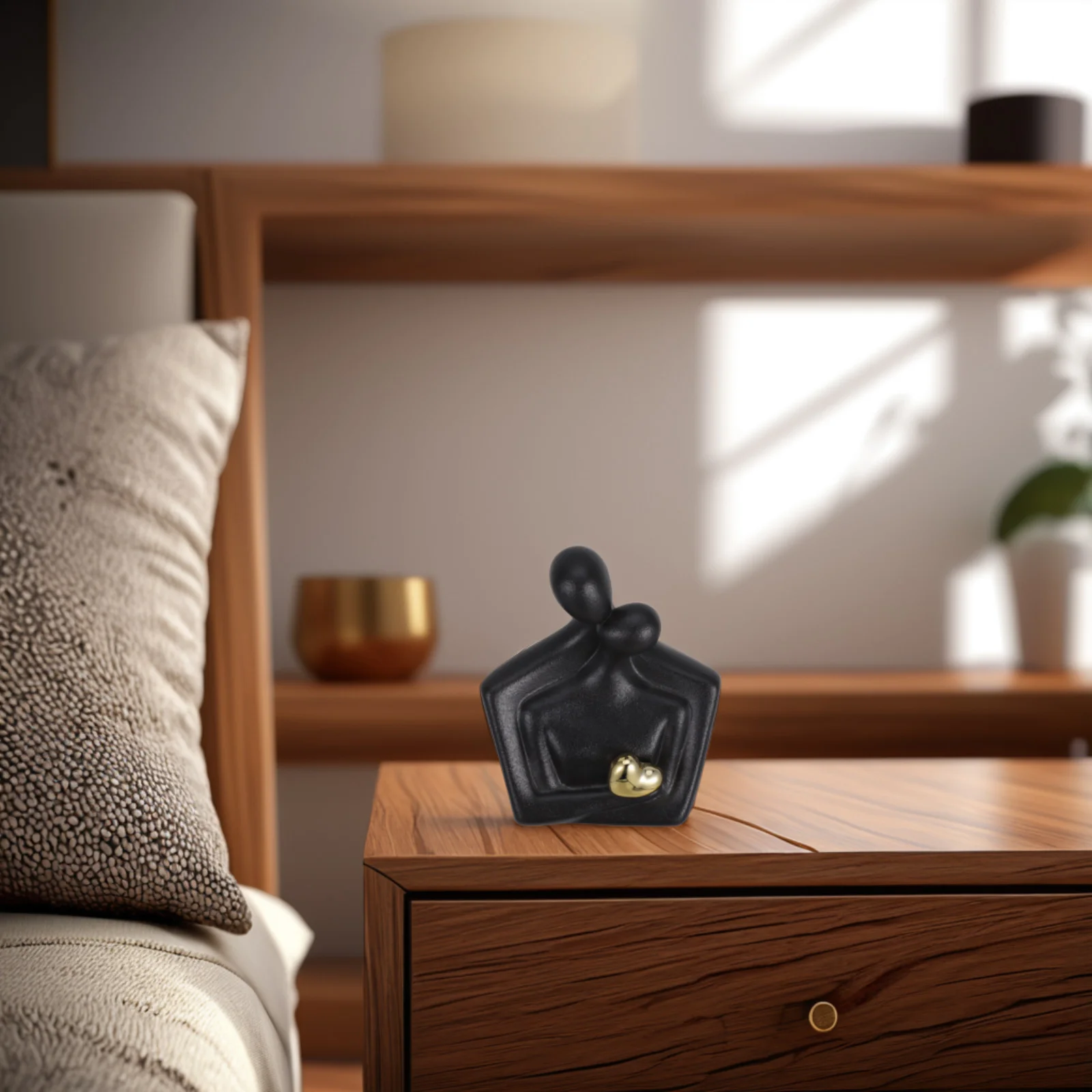 

Abstract Couple Ornament Romantic Room Decor Modern Minimalist Elegant Home Decoration Cute Couple Ornaments