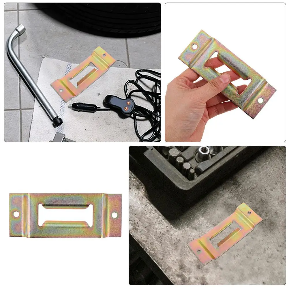 2 Pcs 아연 도금 철 Etrack Tiedown 레일 Rv 부품 액세서리 용 슬롯 앵커 홀더 화물 관리 솔루션 헤비 듀티