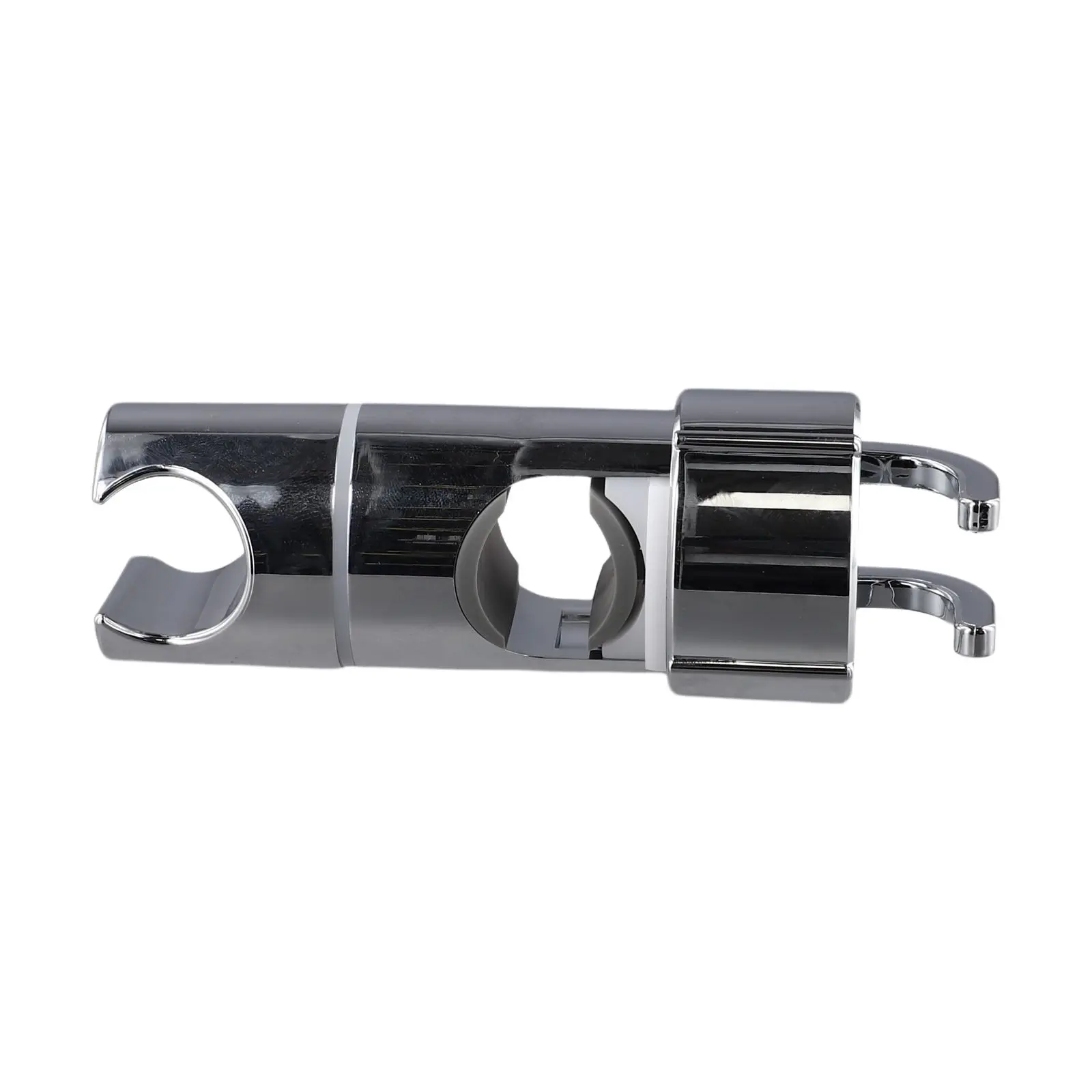 

Регулируемый держатель насадки для душа с 2 крючками, держатель для душа для выдвижной штанги 16-27 мм, держатель для душевой рейки, аксессуары для ванной комнаты