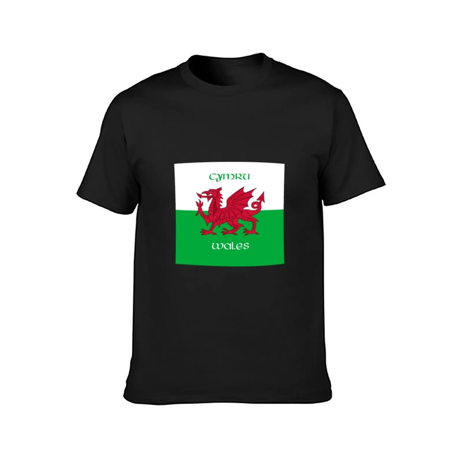 CymruWales - The Welsh Dragon Flag T-Shirt vintage clothes quick-drying slim fit t shirts for men