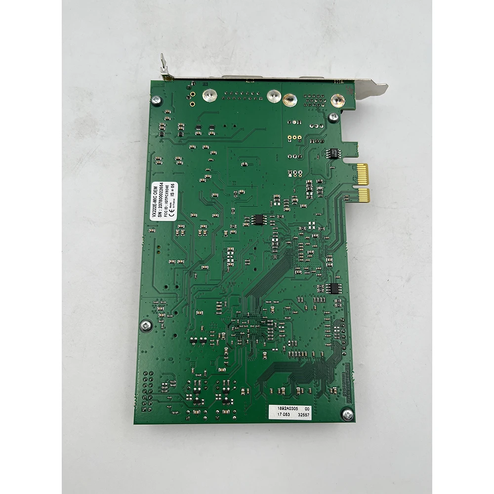 Digigram 방송용 VX222E-mic 전문 사운드 카드 인터페이스, 외장 오디오 인터페이스, 스테레오 PCI-E VX222E