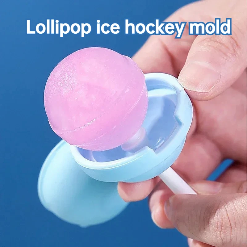 Forma de Silicone para Pirulito e Bolas de Gelo (1 Unidade) - Fácil de Desenformar para Picolés Caseiros e Sorvetes - Utensílios de Cozinha para Confeitaria