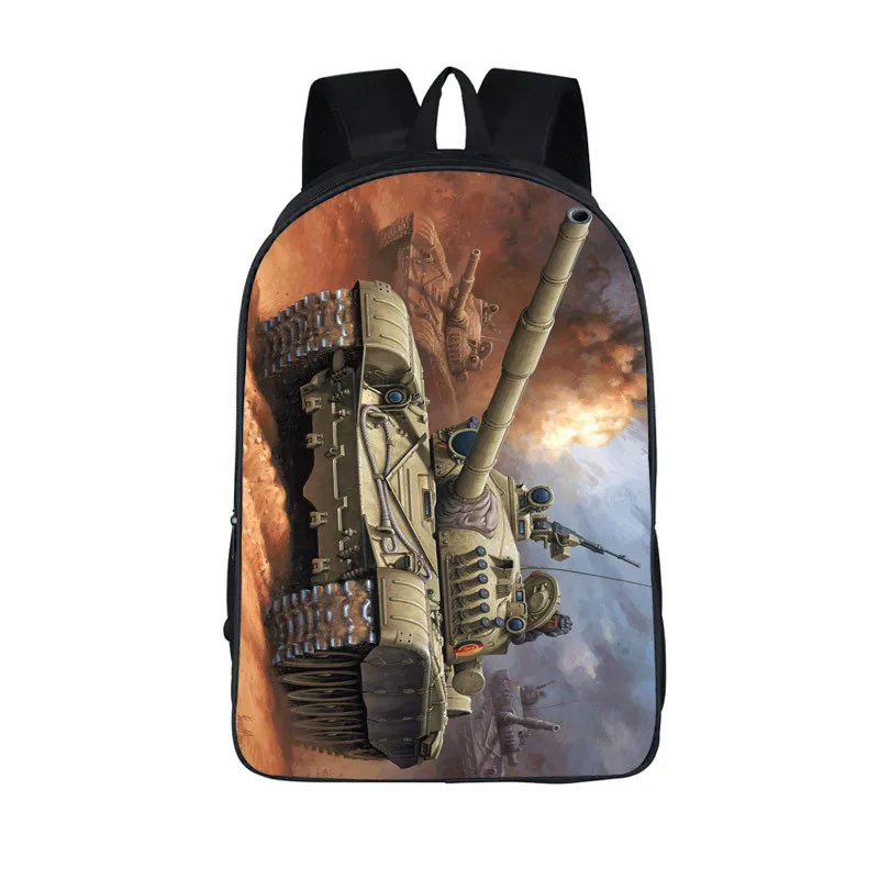 Aircraft Carrier Fighter Jet Tank Backpack for Travel Laptop Bag Student Bagpack for Teenager Boys Children School Bags Bookbag