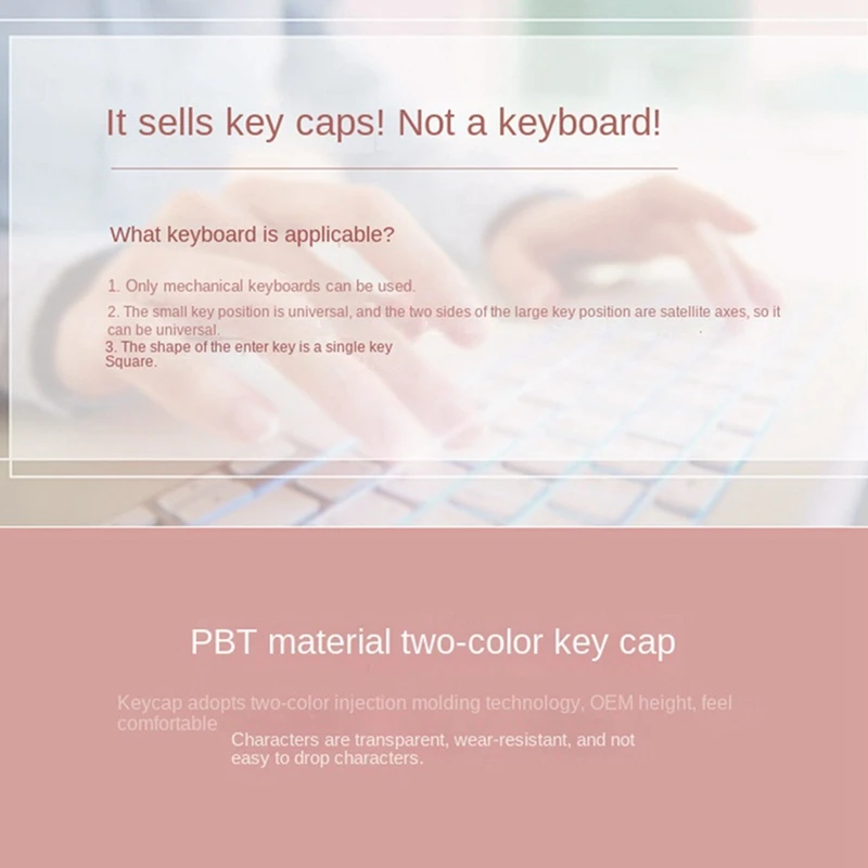 Pudding Keyboard Hat Box Mechanical Keyboard Double Skin Milk Transparent Keycap Pbt Customized Cream Jelly (Yellow)