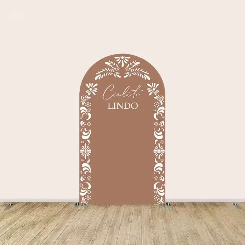 Mehofond مخصص 2-الجانب المكسيكي Cielito Lindo موضوع حفلة عيد ميلاد غطاء استحمام الطفل كيارا قوس خلفية ديكور خلفية الصورة