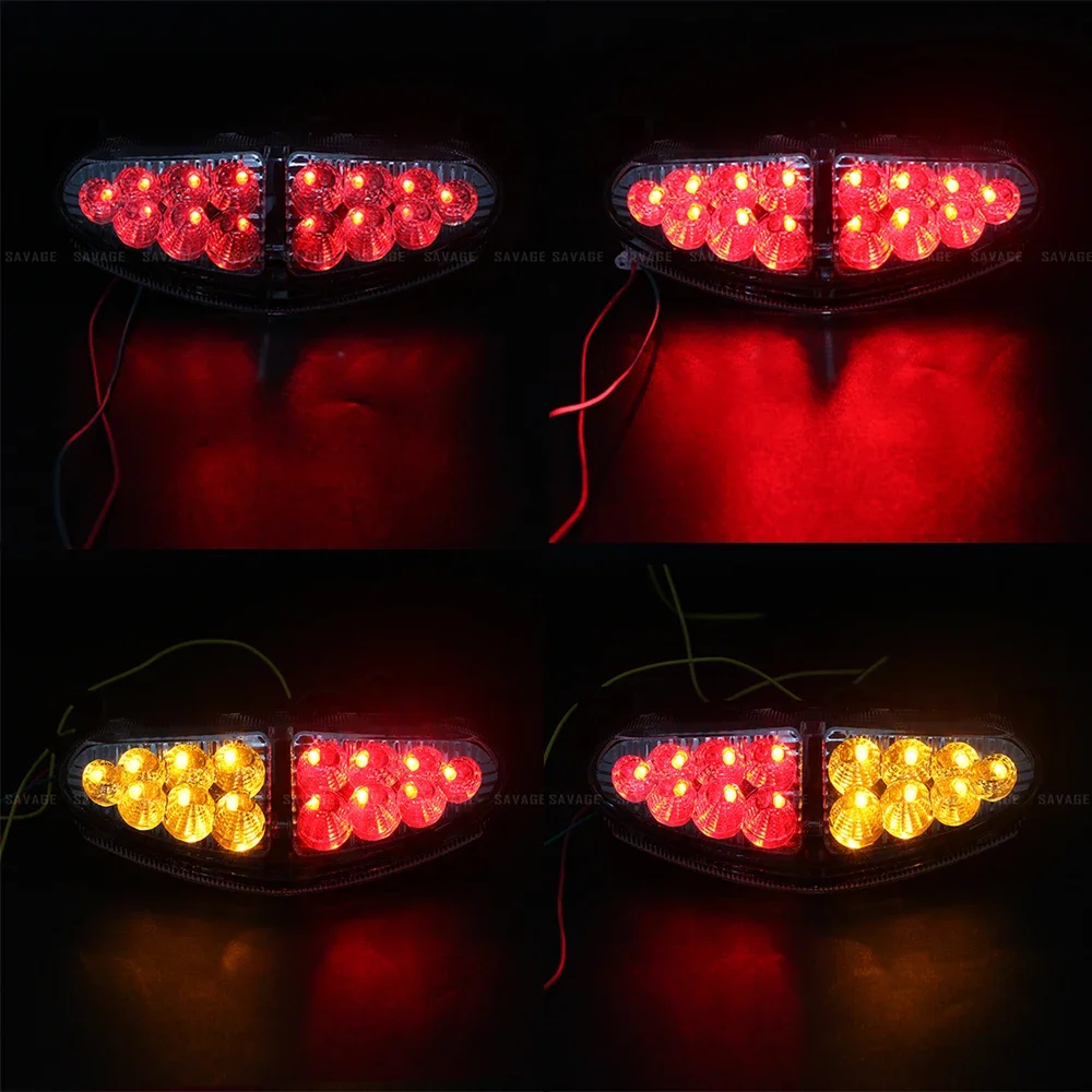 LED Integrated Tail Light Turn Signal For KAWASAKI ER-6N ER-6F NINJA 650 2009 2010 2011 Motorcycle Blinker Brake Lamp ER6N ER6F