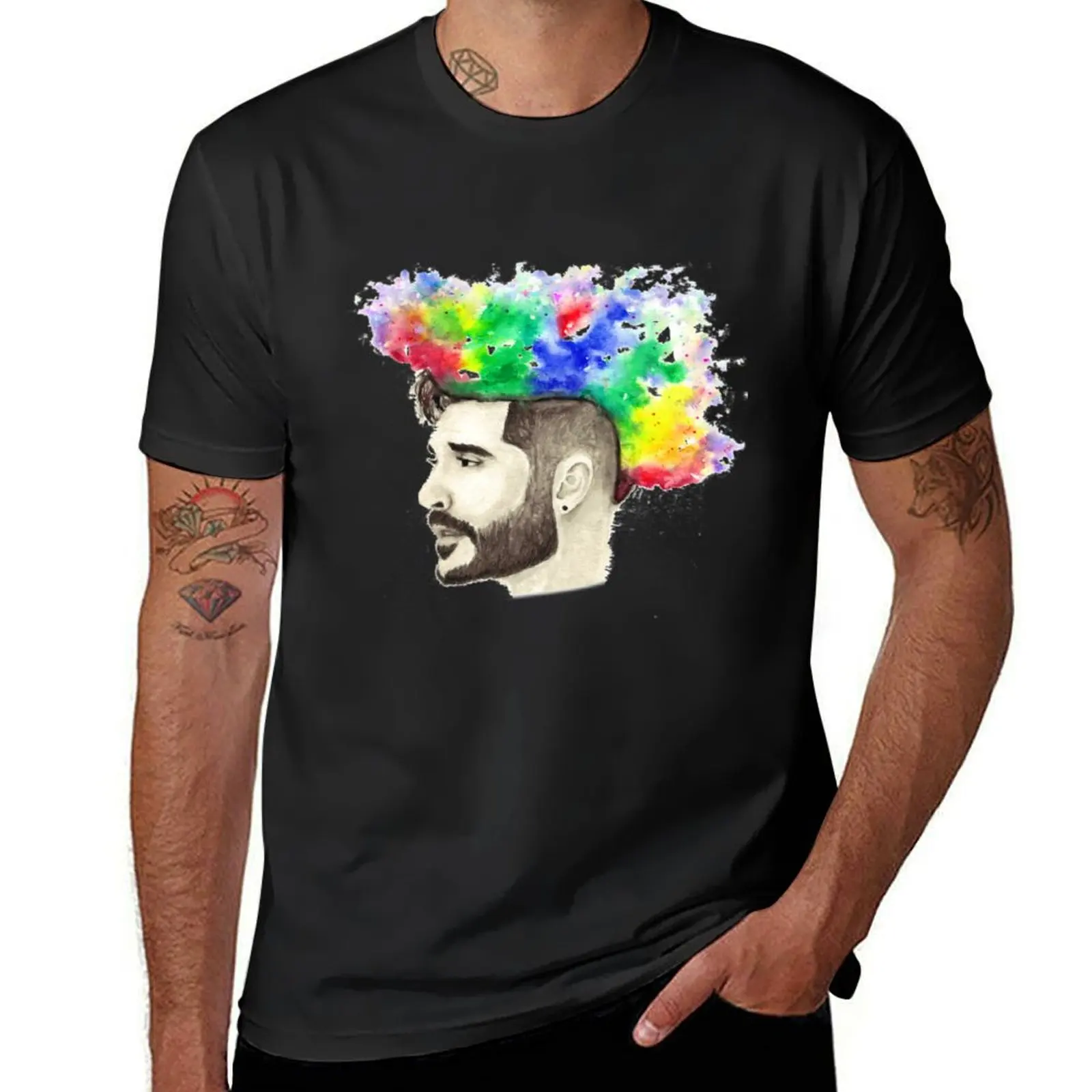 Jon Bellion Scattered Thoughts T-Shirt sweat customs design your own korean fashion quick drying Men's t shirts