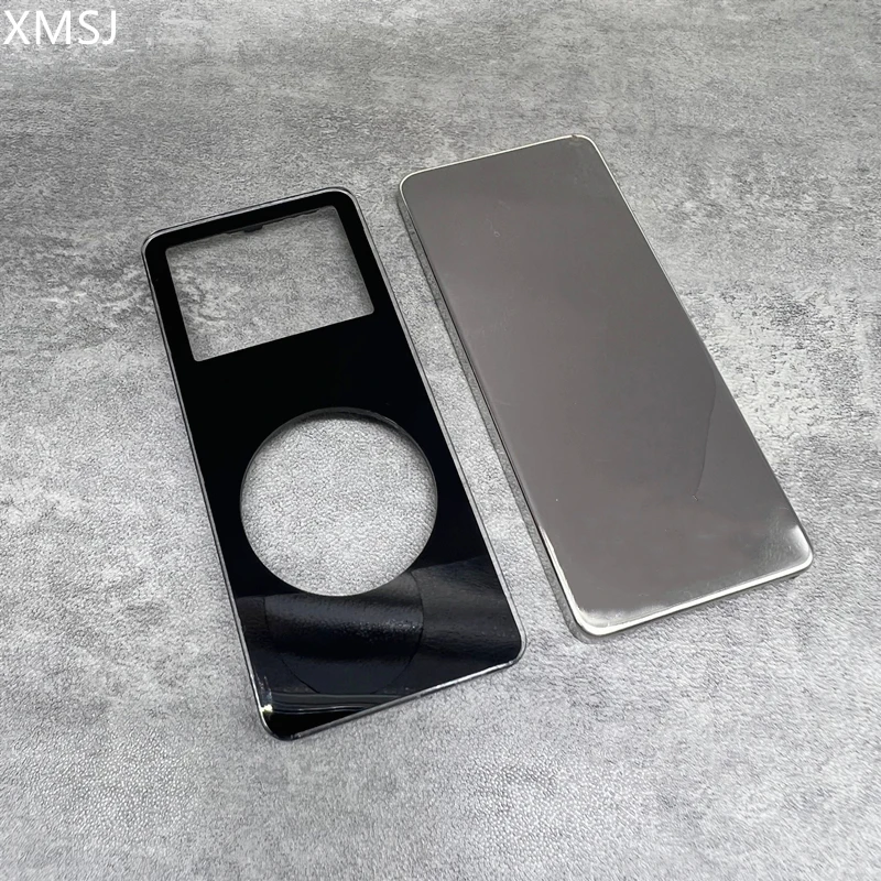 

full set housing kit plastic black front faceplate silver metal back rear case cover for iPod nano 1rd gen 1gb 2gb 4gb