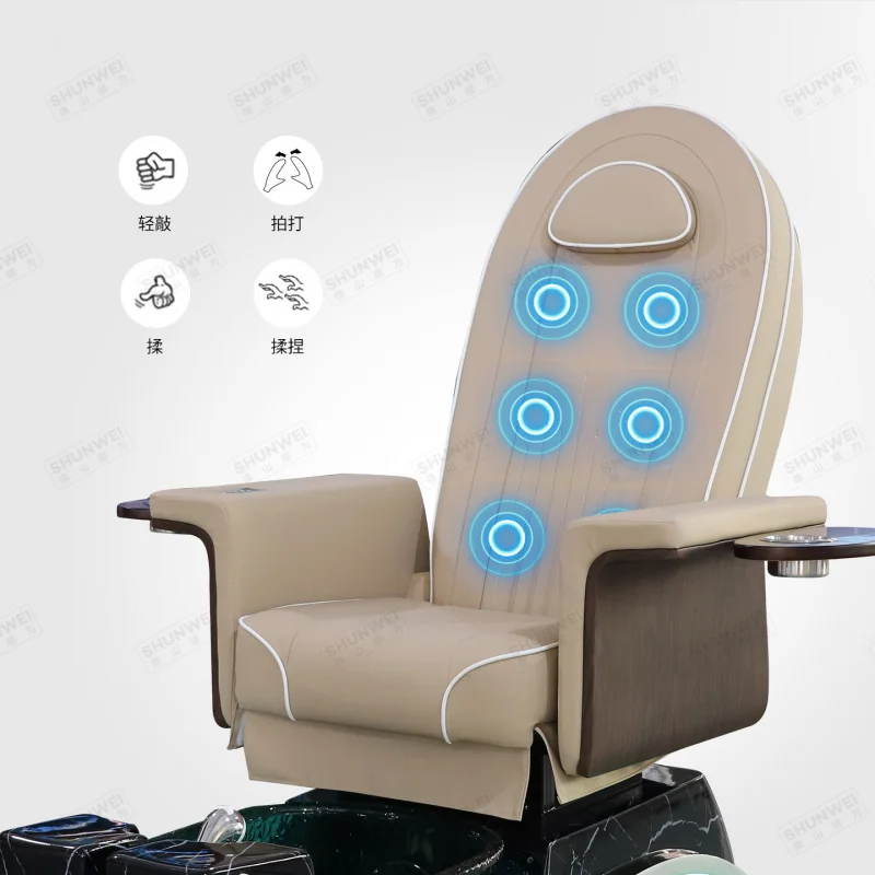 Manicure Sofa , Reclining Space Capsule Bath, Foot Therapy And Massage Chair, Pe