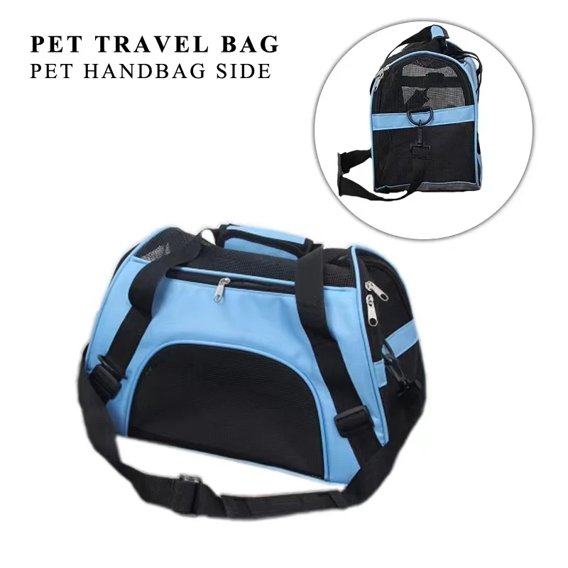 Dog Bags Carriers Portable Pet Bag Pink Dog Carrier Bags Blue Cat Carrier Outgoing Travel Breathable Pets Handbag