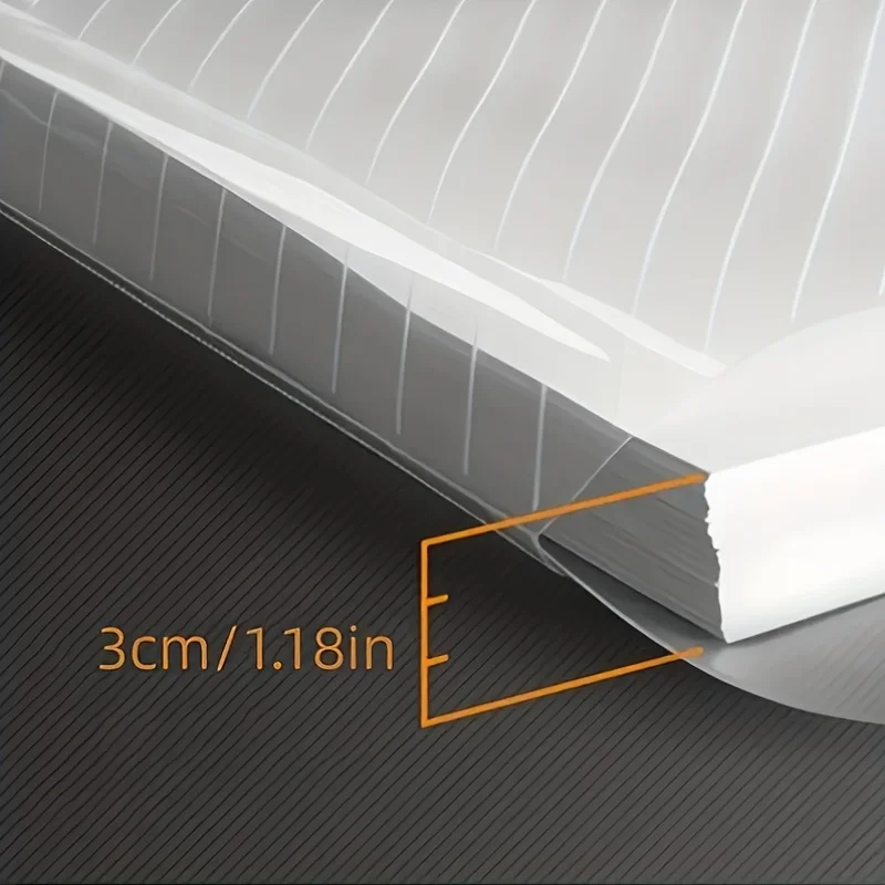 20pcs Transparent File Bag, Plastic A4 Clasp Data Bag, Student Office File Storage Bag