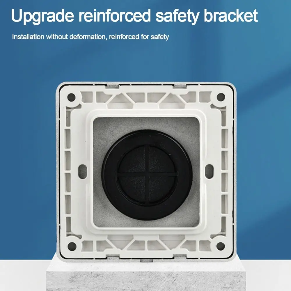 Electrical Supplies With Rubber Pad Wall Blank Panel With Outlet Hole 86Type Cable Panel Decorative Cover Home