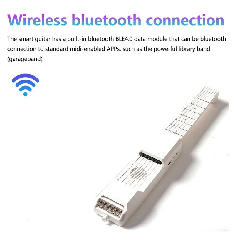 A06F-Smart Electronic Digital Guitar Practice Mini Educational Guitars Stringed Instrument Chord Trainer Pocket Guitar