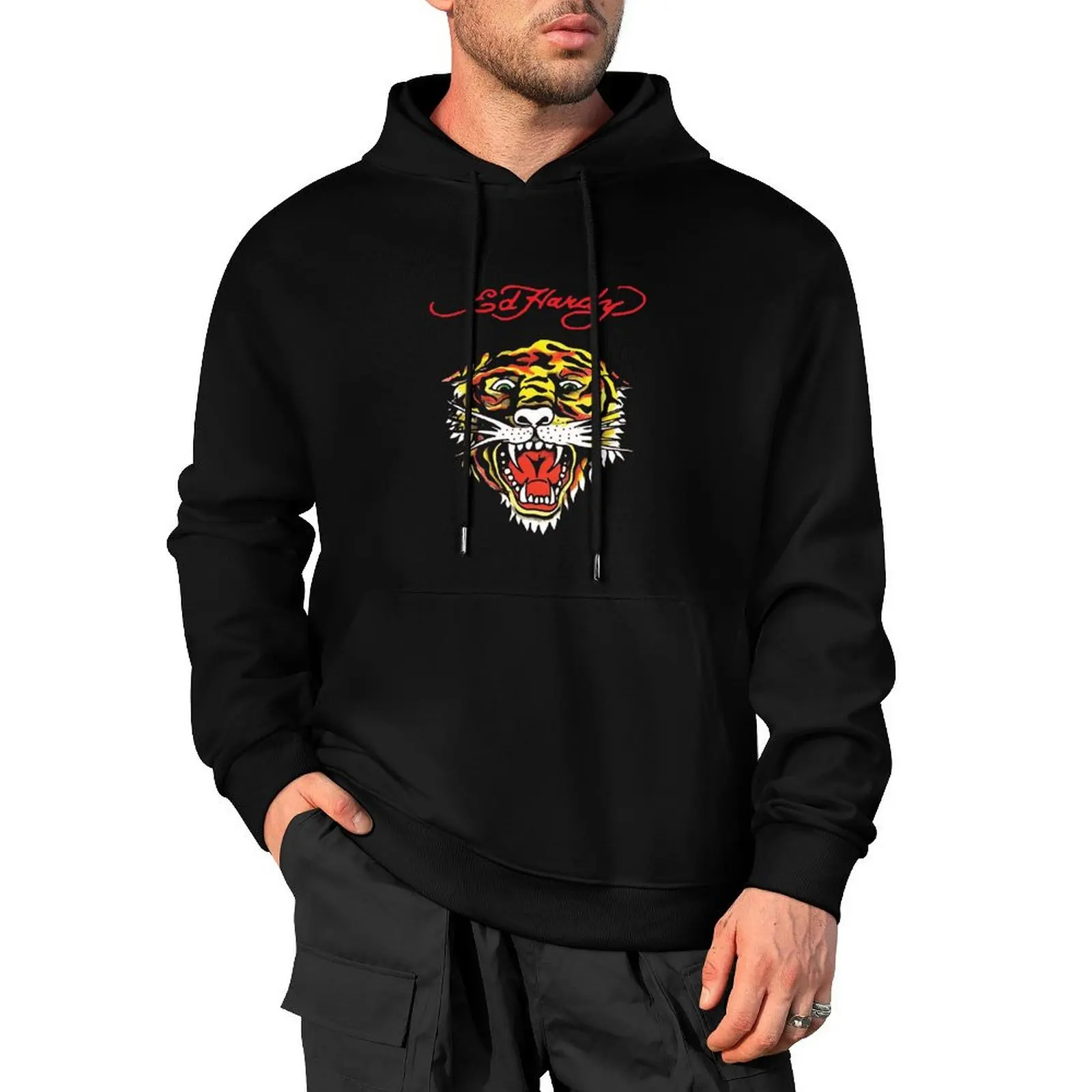 

RETRO TIGER HEAD Pullover Hoodie autumn new products winter clothes big size hoodie