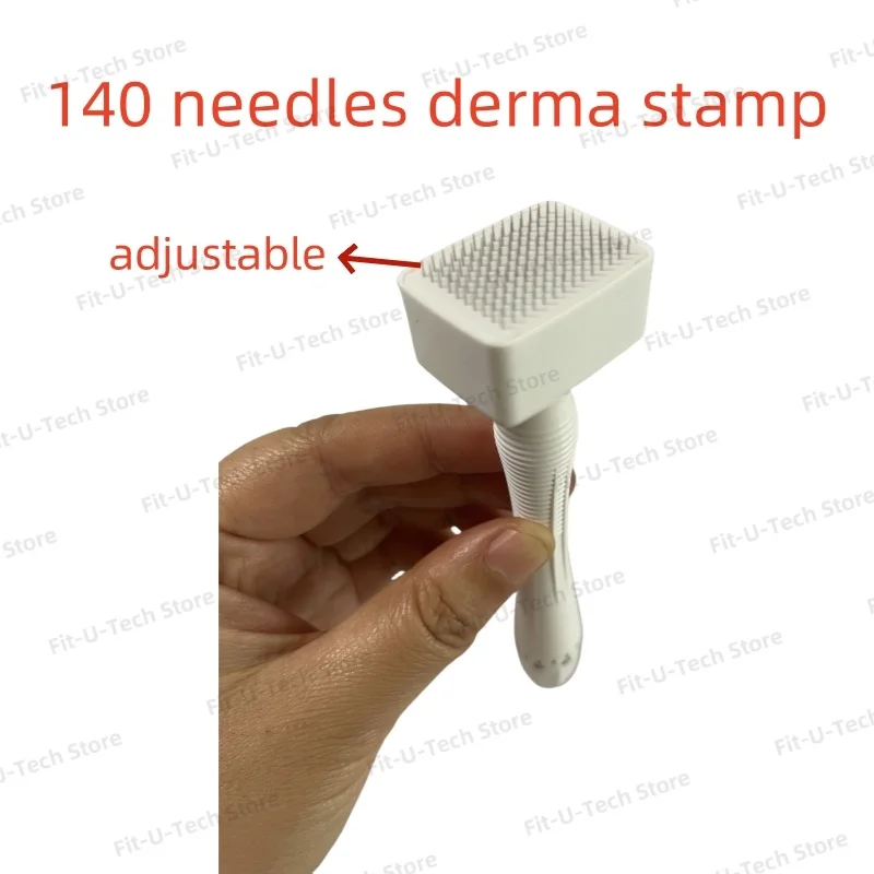 140-Needle Titanium Derma Stamp Face Roller