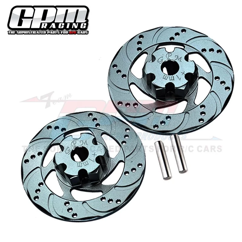 TRAXXAS 1/7 UDR aluminum alloy thickened 1MM hexagonal simulated brake disc (without silver edge) - pair