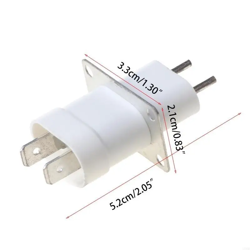 

Home Electronic Microwave Oven Magnetron Filament 4 Pin Socket Converter White