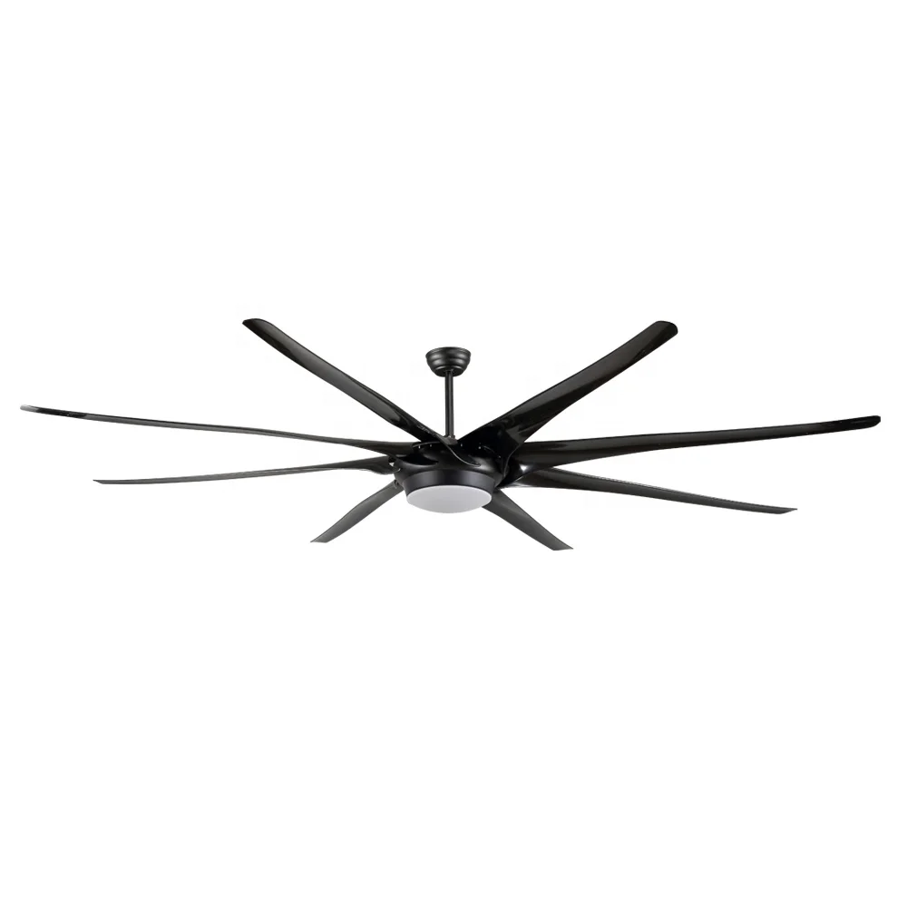 100 inch 8 feet plastic blades home and industrial ceiling exhaust remote control hvls big ceiling fan